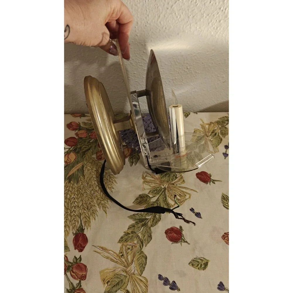VTG MICHELOB Lighted Lantern Wall Sconce Elec Candle Promo Bar Sign Man Cave 80s